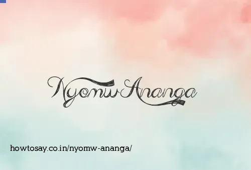 Nyomw Ananga