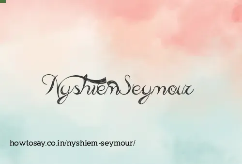 Nyshiem Seymour