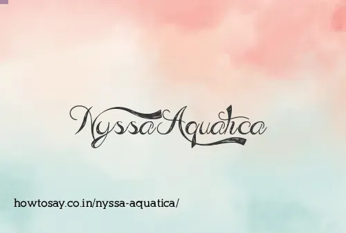 Nyssa Aquatica