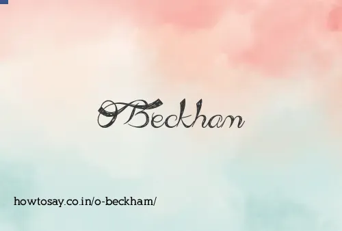 O Beckham