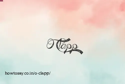 O Clapp