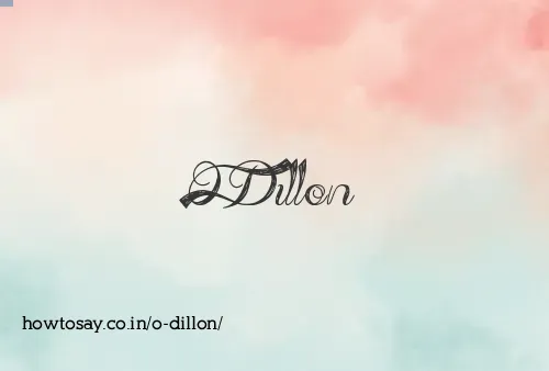 O Dillon