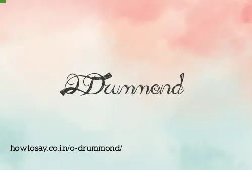 O Drummond