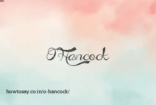 O Hancock