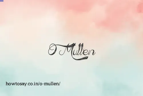 O Mullen