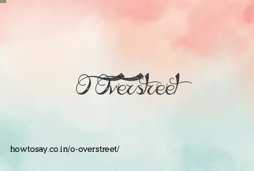 O Overstreet