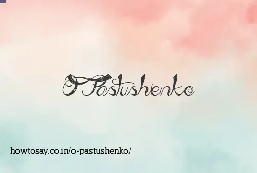 O Pastushenko