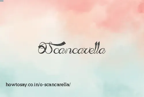 O Scancarella