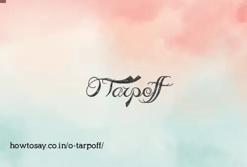 O Tarpoff