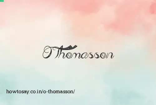 O Thomasson