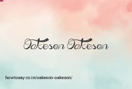 Oakeson Oakeson