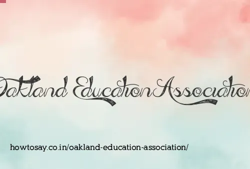 Oakland Education Association