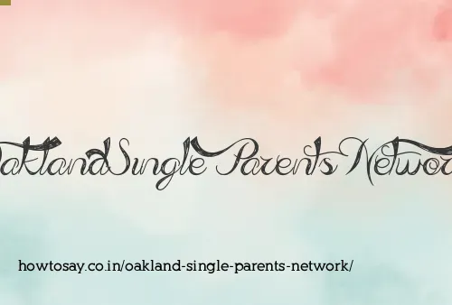 Oakland Single Parents Network