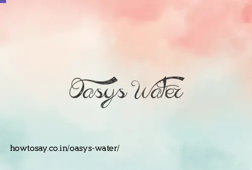 Oasys Water