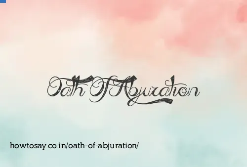 Oath Of Abjuration