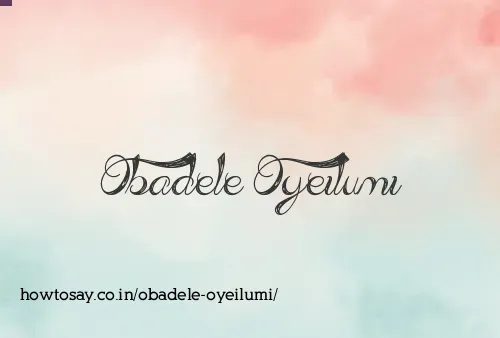 Obadele Oyeilumi