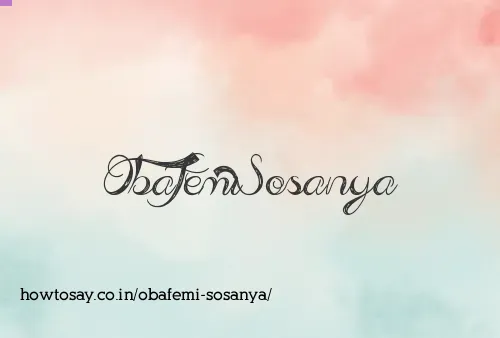 Obafemi Sosanya