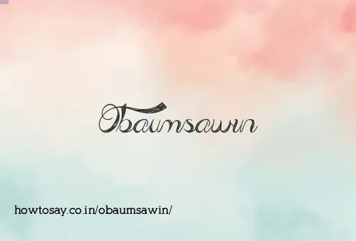 Obaumsawin