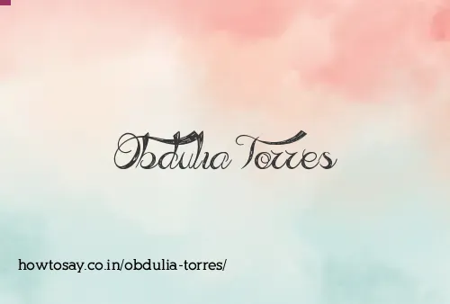 Obdulia Torres