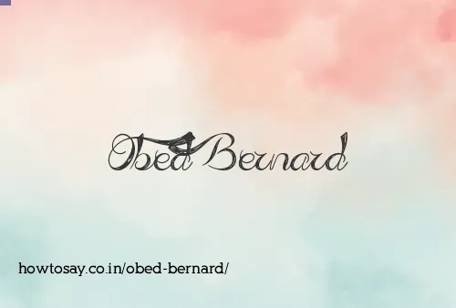 Obed Bernard