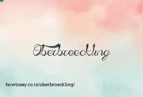 Oberbroeckling