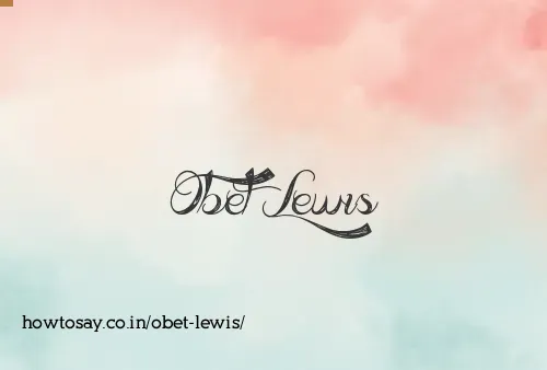 Obet Lewis