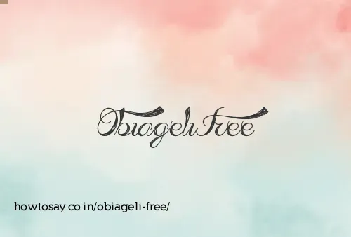 Obiageli Free