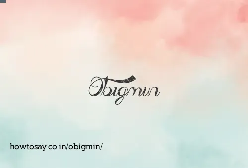 Obigmin