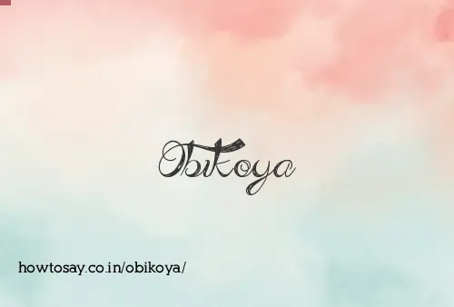 Obikoya
