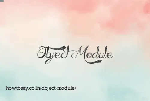 Object Module