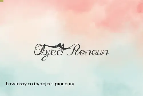 Object Pronoun