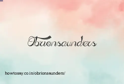 Obrionsaunders