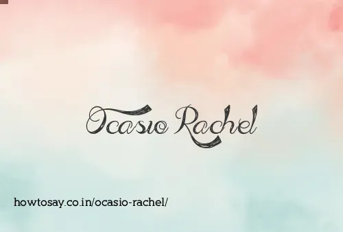 Ocasio Rachel