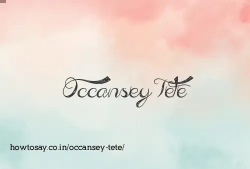 Occansey Tete