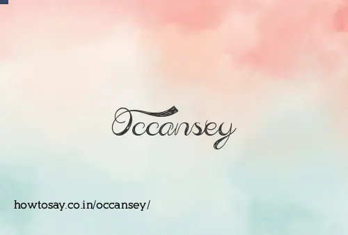 Occansey