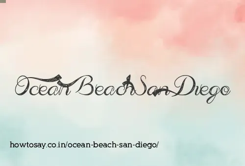 Ocean Beach San Diego