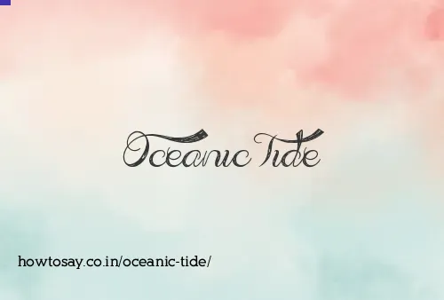 Oceanic Tide