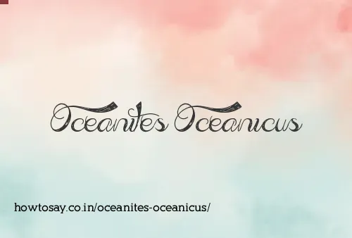Oceanites Oceanicus