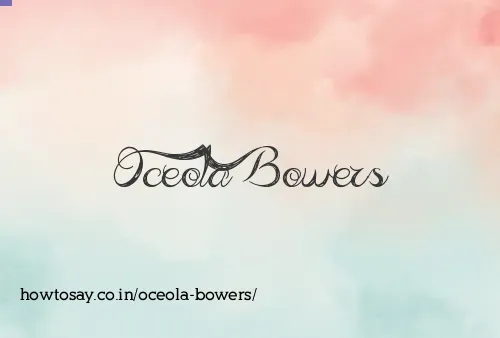 Oceola Bowers