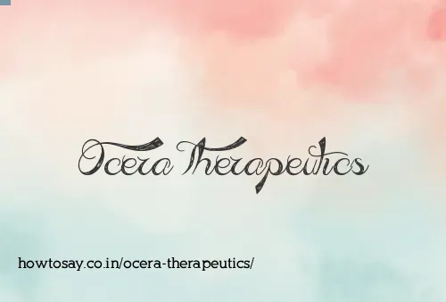 Ocera Therapeutics