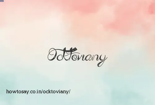Ocktoviany