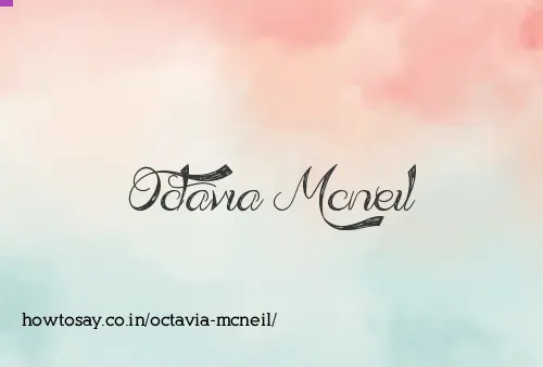 Octavia Mcneil