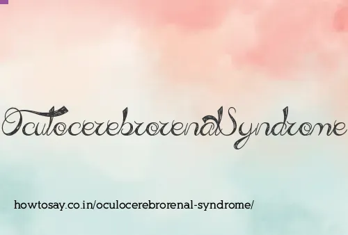 Oculocerebrorenal Syndrome