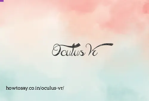 Oculus Vr