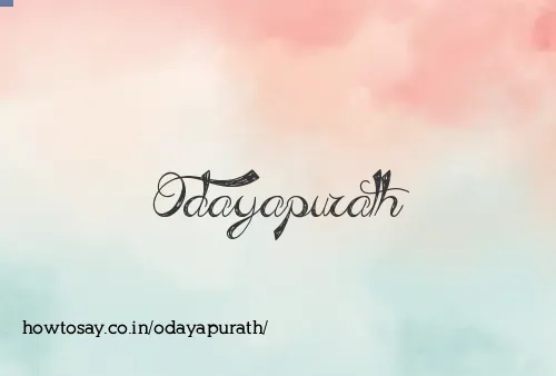 Odayapurath