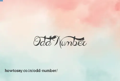 Odd Number