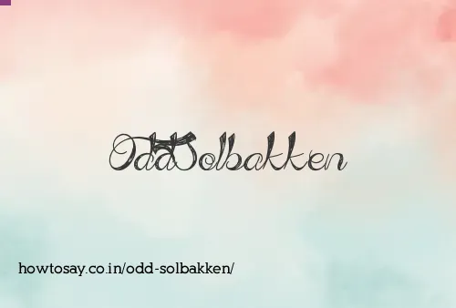 Odd Solbakken