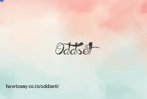 Oddsett