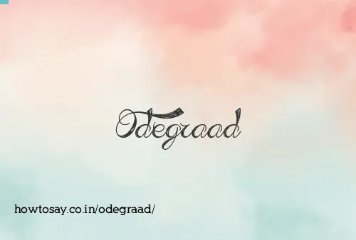 Odegraad