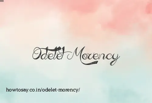 Odelet Morency